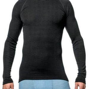 photo of Woolpower lite long sleeve crewneck in black colour