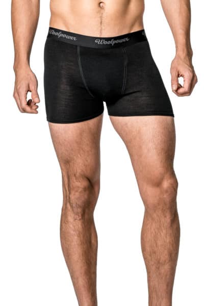 photo of Woolpower lite boxers in black colour