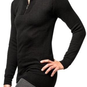 photo of Woolpower 400 turtleneck black