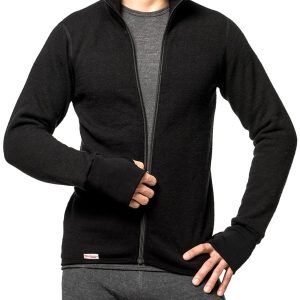 photo of Woolpower full zip jacket 400 black