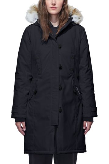 canada goose kensington parka in navy canada goose kensington parka in navy