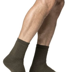 photo of Woolpower socks 400 in pine green colour