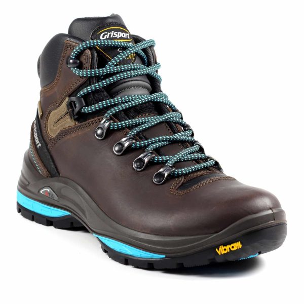 photo of Grisport womens glide brown leather walking boots