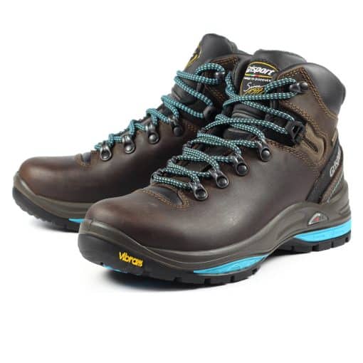 photo of Grisport womens glide brown leather walking boots