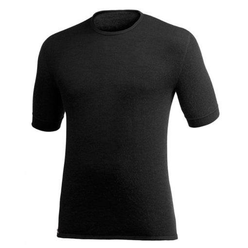 photo of Woolpower tee 200 in black colour