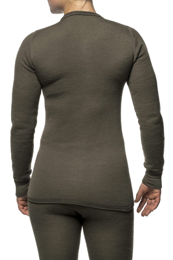 Woolpower Crewneck 200 Unisex - pine green - Image 2