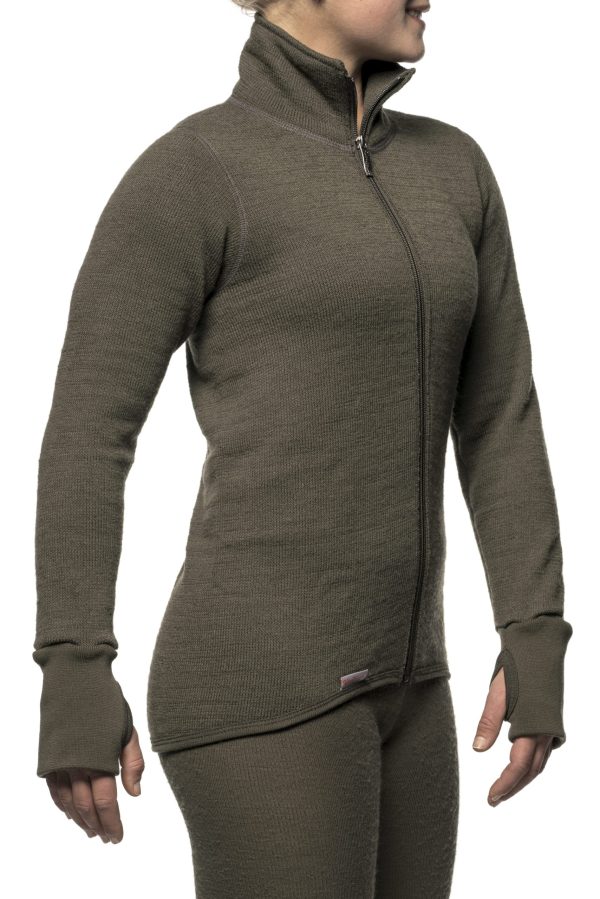 Woolpower Full Zip Jacket 600 Unisex - pine green - Image 3