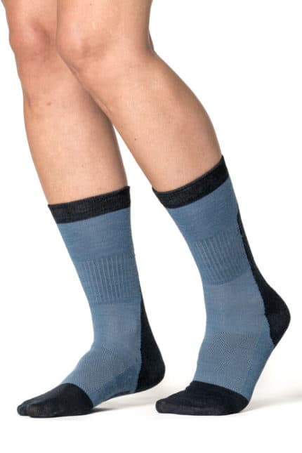 photo of Woolpower skilled liner classic socks dark navy nordic bllue