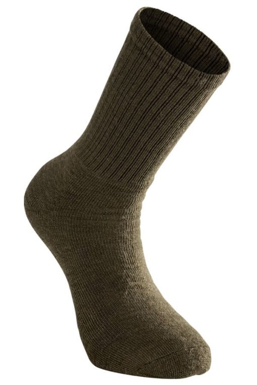 photo of Woolpower socks 200 in pine green colour