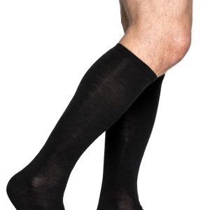 photo of Woolpower liner lite knee high socks in black colour