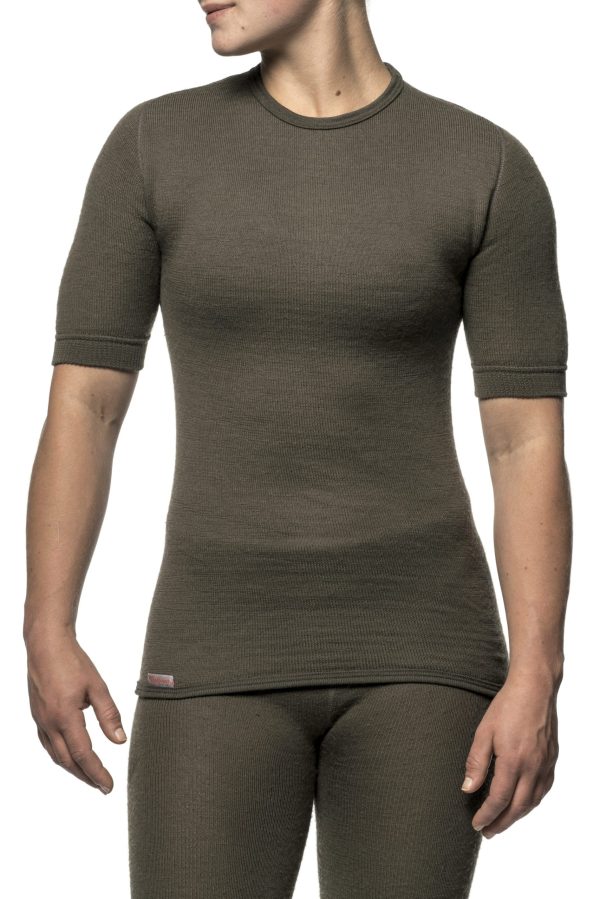 Woolpower Tee 200 Unisex - pine green
