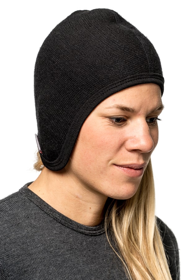 photo of woolpower 9644 helmet cap 400 in black colour