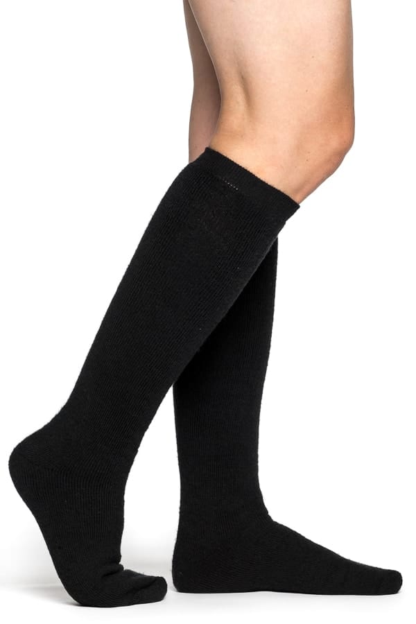 photo of Woolpower knee high 400 socks in black colour