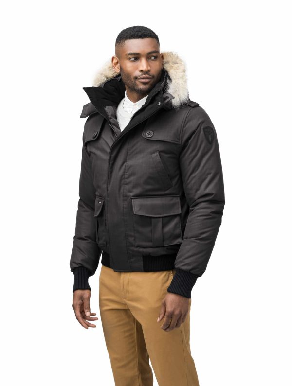 Nobis Men's Cartel Bomber Jacket size L, XL - black