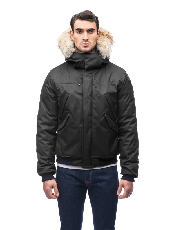 Nobis Men's Dylan Hooded Bomber Jacket size XL - black