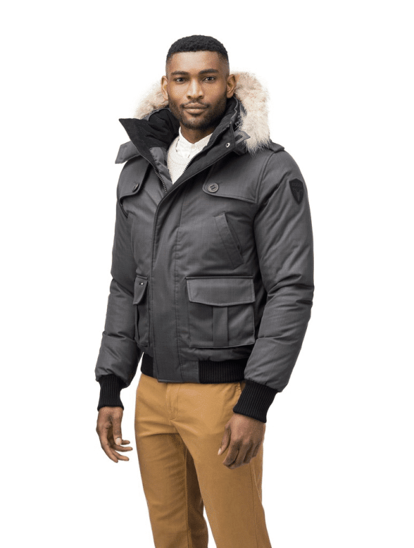 Nobis Men's Cartel Bomber Jacket size M, L - steel grey - Image 3