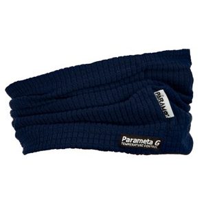 photo of paramo grid neckwarmer in midnight colour