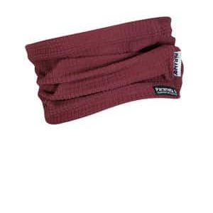 photo of paramo grid neckwarmer in wine colour