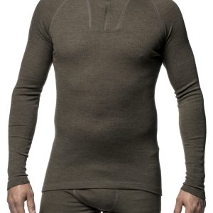 photo of Woolpower turtleneck lite pine green