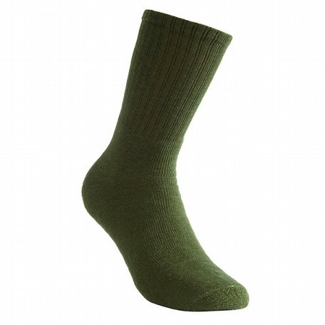 photo of woolpower 200 socks in green colour
