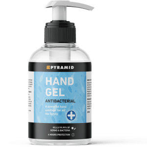 photo of pyramid antibacterial hand sanitiser gel 500ml