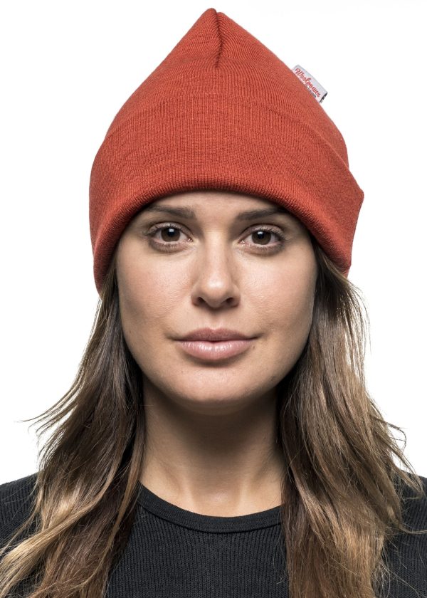 Woolpower Beanie Classic - autumn red - Image 3