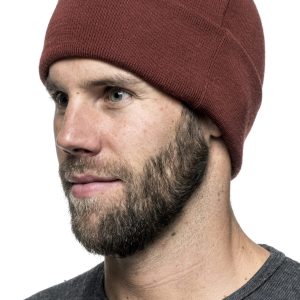 photo of Woolpower beanie classic rust red