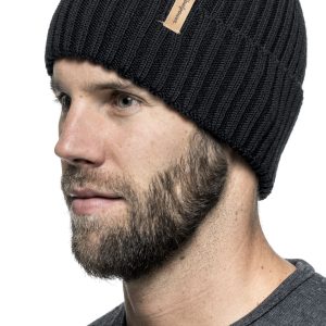 photo of Woolpower beanie ribbed black