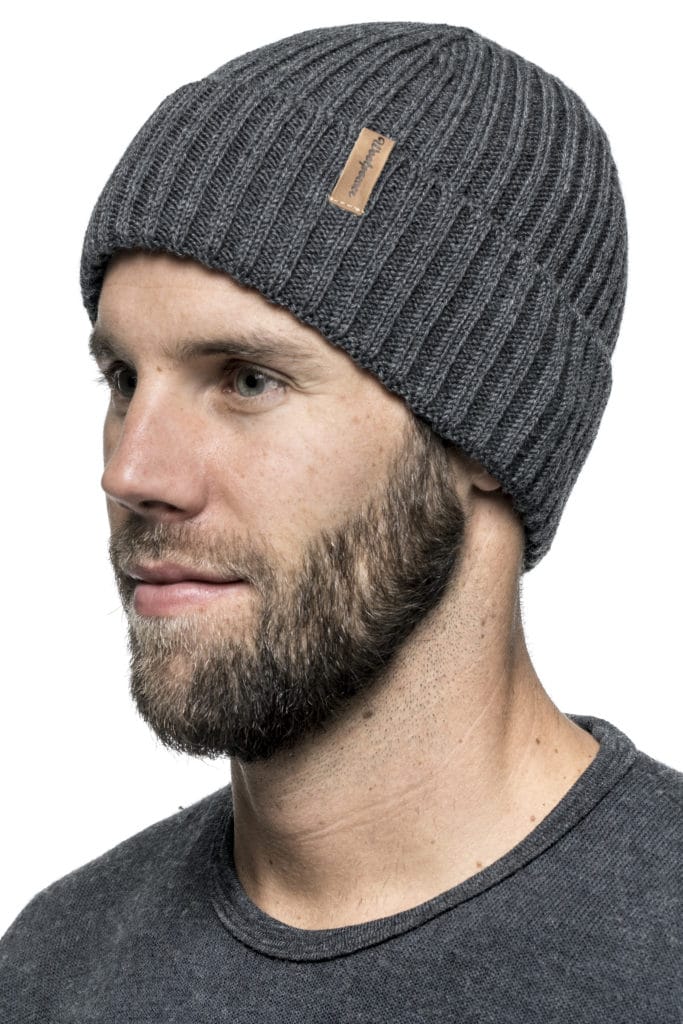 photo of Woolpower Beanie ribbed grey