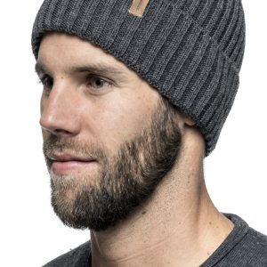 photo of Woolpower Beanie ribbed grey