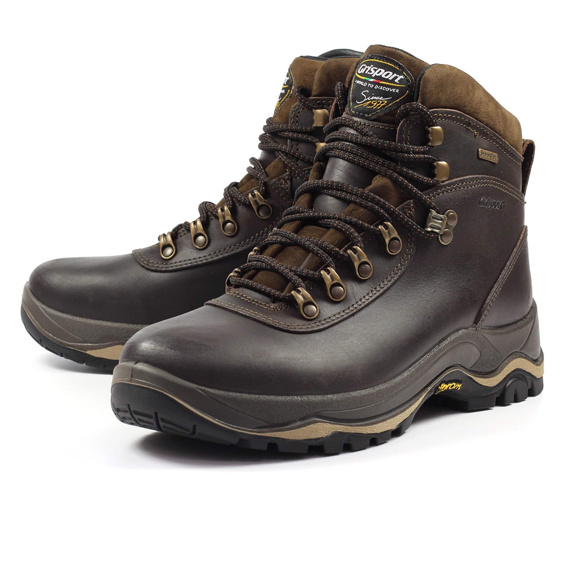 photo of Grisport evolution walking boots brown pair