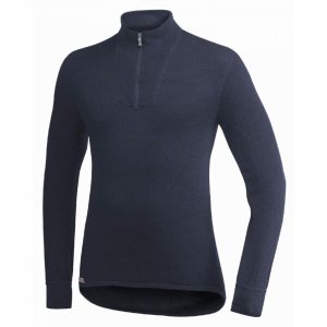 Woolpower Zip Turtleneck 200 Unisex - dark navy