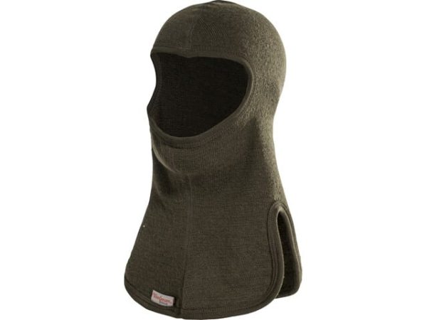 woolpower 400 balaclava pine green