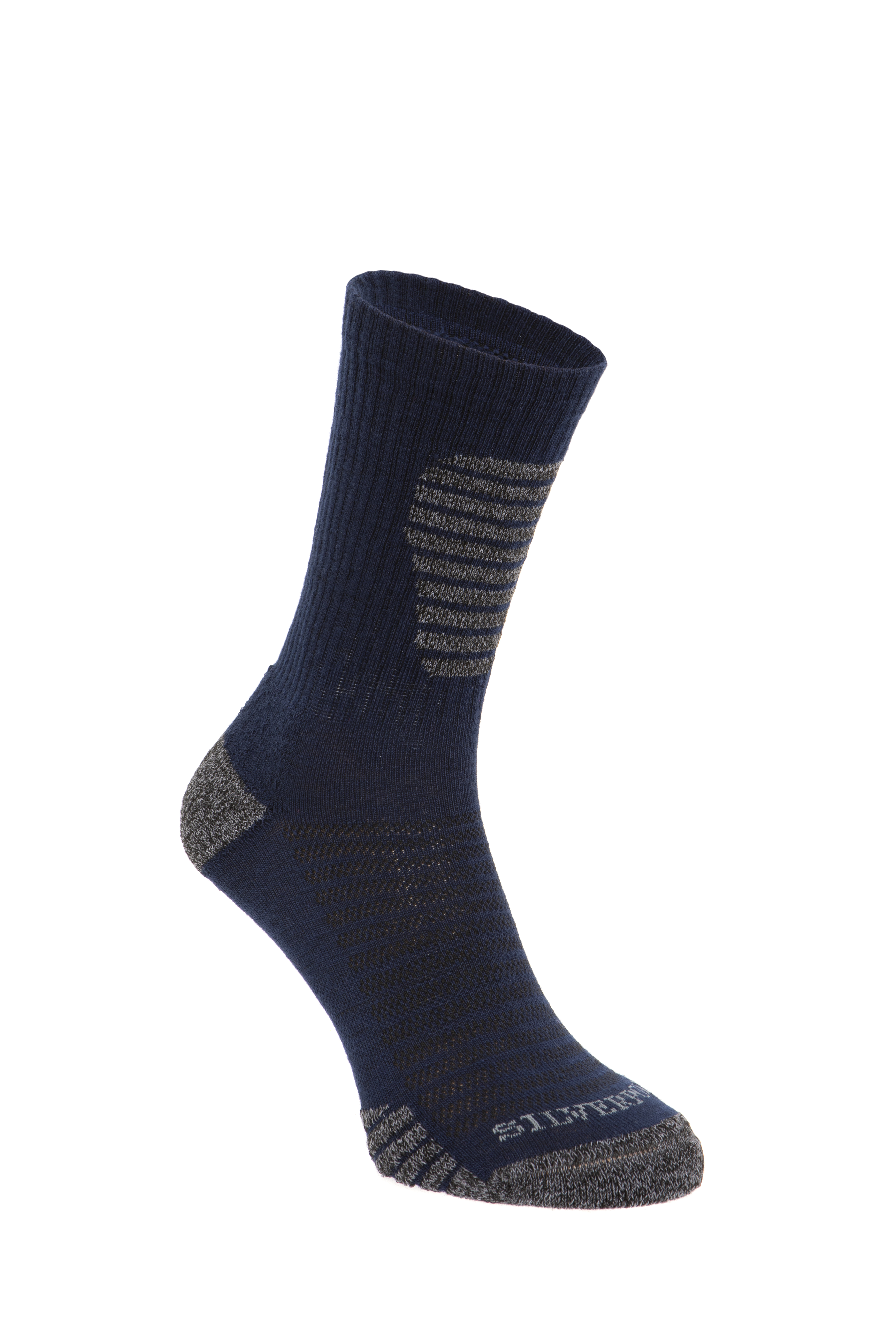 Silverpoint_Pace_Performance Crew_Sock_navy