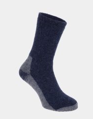 Vicuna alpaca fully cushioned sock blue