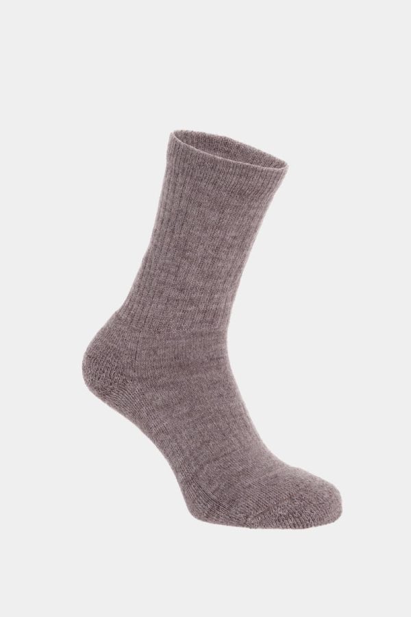 Vicuna alpaca midweight sock rock rose