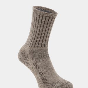 Vicuna alpaca mid weight sock beige