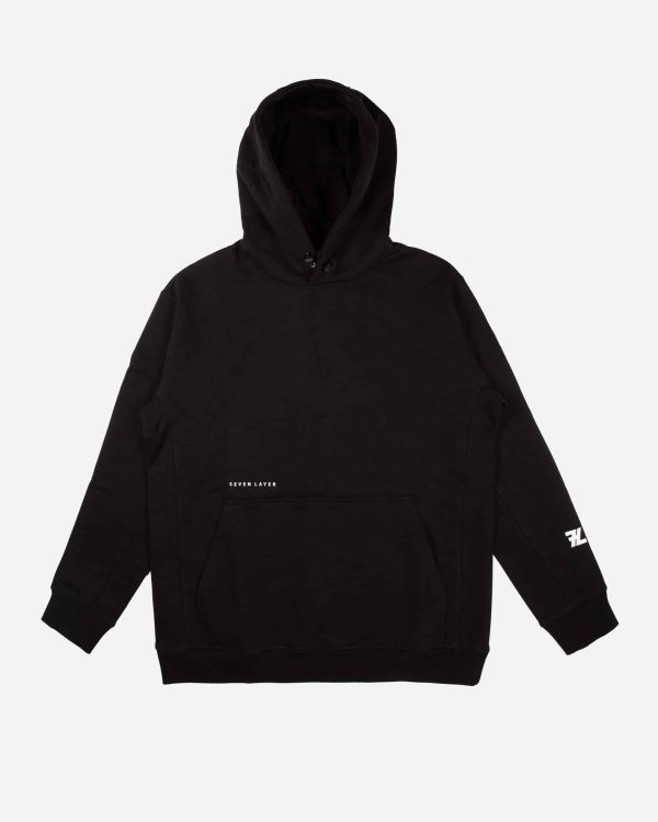 7L Seven Layer Essentials Hoodie black