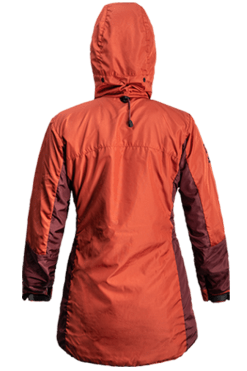 Paramo womens alta 3 jacket outback red back