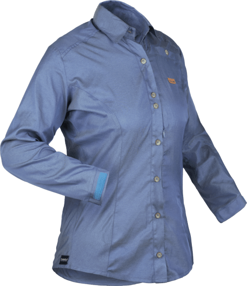 Paramo womens socorro shirt indigo blue