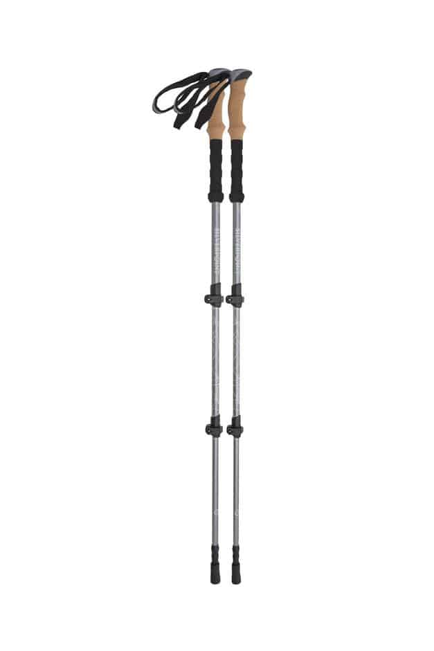 photo of 7501 Silverpoint alloy trekking poles extended