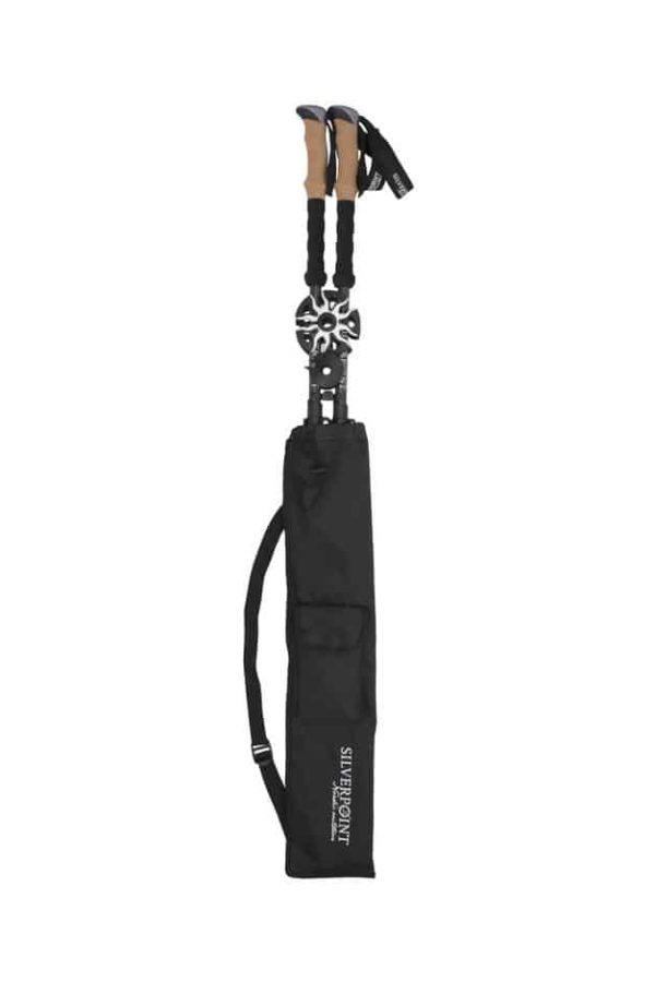 photo of SIlverpoint carbon trekking poles in bag