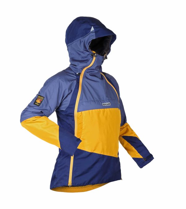 photo of Paramo womens velez evolution smock midnight gold indigo