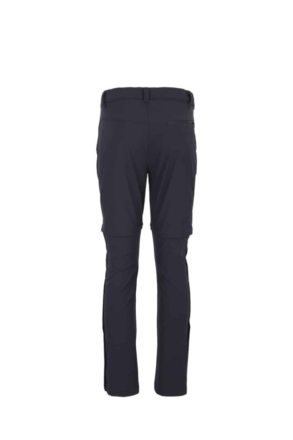 photo of Silverpoint mens sandwick zip off trousers graphite rear