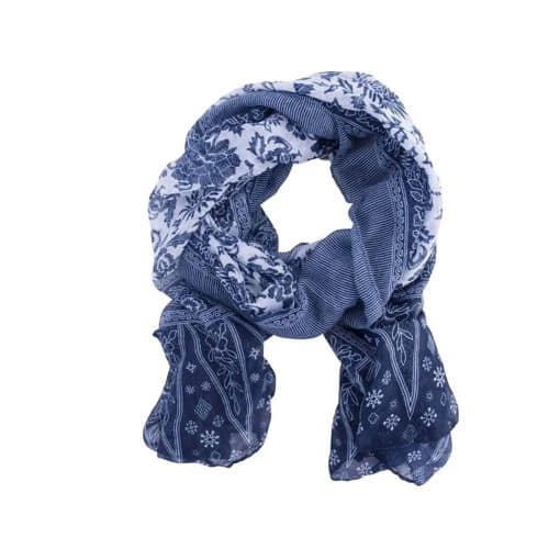 photo of Keela insect shield wrap scarf blue