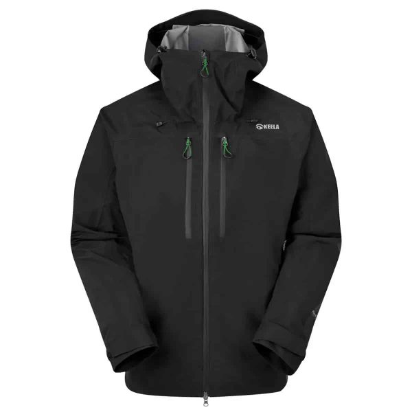 photo of Keela mens pinnacle jacket black front