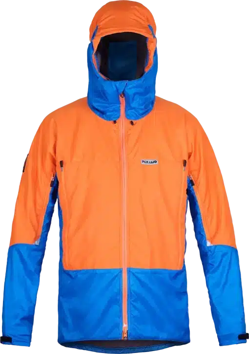 photo of Paramo mens velez jacket puffins bill reef blue front