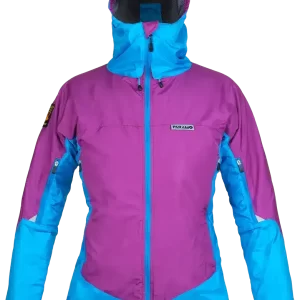 photo of Paramo womens velez jacket foxglove neon blue front