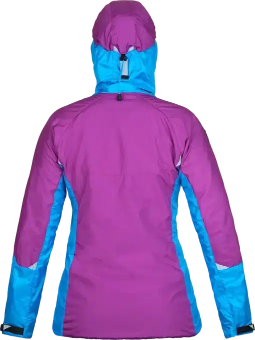 photo of Paramo womens velez jacket foxglove neon blue back