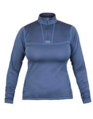 photo of Paramo womens cambia zip neck indigo